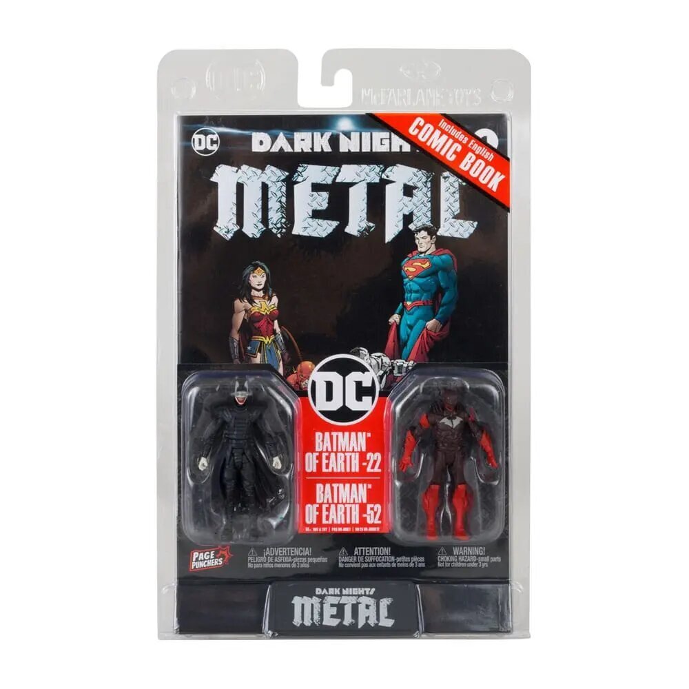 Figūru komplekts Dc comics Gaming Dark Nights Metal, 8 cm cena un informācija | Rotaļlietas zēniem | 220.lv