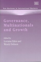 Governance, Multinationals and Growth цена и информация | Книги по экономике | 220.lv