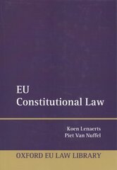 EU Constitutional Law цена и информация | Книги по экономике | 220.lv