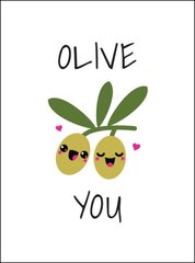 Olive You: Punderful Ways to Say 'I Love You' cena un informācija | Pašpalīdzības grāmatas | 220.lv