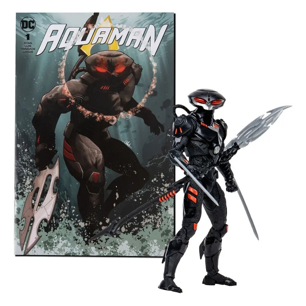 Figūra Dc comics Black Manta, melna cena un informācija | Rotaļlietas zēniem | 220.lv