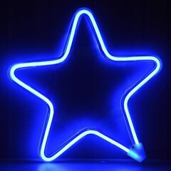 Новогоднее украшение на окно - звезда, синяя цена и информация | Рождественское украшение CA1029 | 220.lv