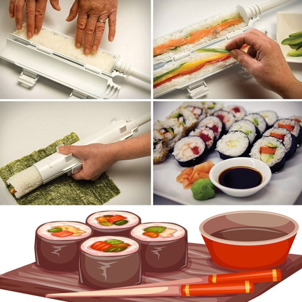 Sushi gatavošanas komplekts, 15 gab. cena un informācija | Virtuves piederumi | 220.lv