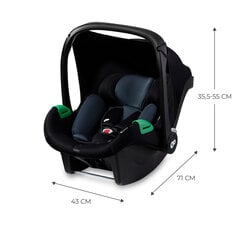 Kinderkraft autokrēsliņš Mink Pro, 0-13 kg, Black cena un informācija | Autokrēsliņi | 220.lv