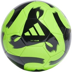Futbola bumba Adidas Tiro Club HZ4167 HZ4167/5, zaļa/melna cena un informācija | Futbola bumbas | 220.lv