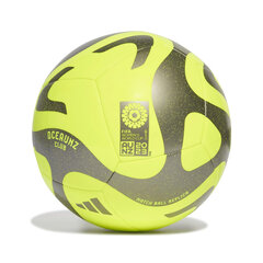 Futbola bumba Adidas Oceaunz Club Ball HZ6932 HZ6932/3, zaļa/melna cena un informācija | Futbola bumbas | 220.lv