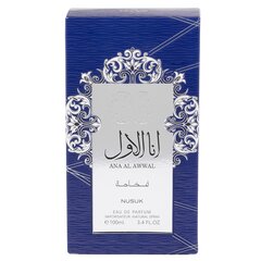 Parfimērijas ūdens Nusuk Ana Al Awwal Blue EDP vīriešiem, 100 ml cena un informācija | Vīriešu smaržas | 220.lv