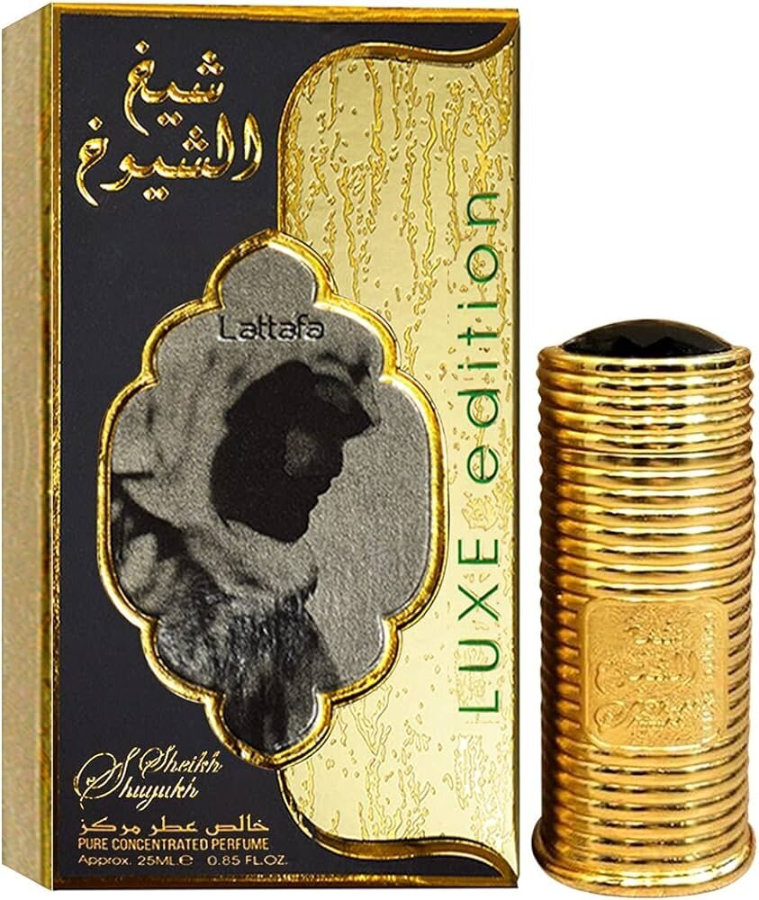 Eļļas smaržas Lattafa Sheikh Al Shuyukh Luxe Edition sievietēm/vīriešiem, 25 ml цена и информация | Parfimēta sieviešu kosmētika | 220.lv