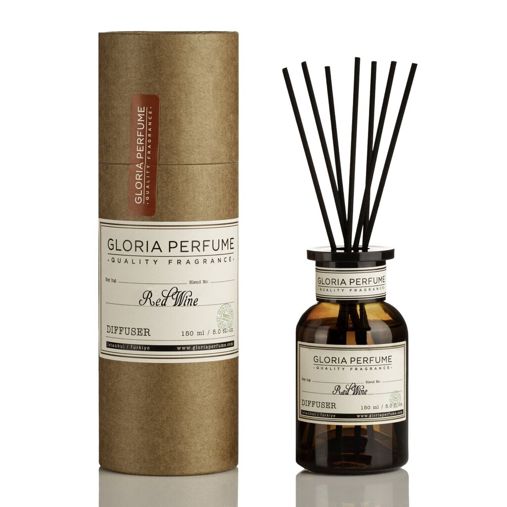 Mājas smarža ar nūjiņām Gloria Perfume Red Wine , 150ml cena un informācija | Mājas aromāti | 220.lv