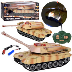 Tankas Military Tank su nuotolinio valdymo pultu цена и информация | Игрушки для мальчиков | 220.lv