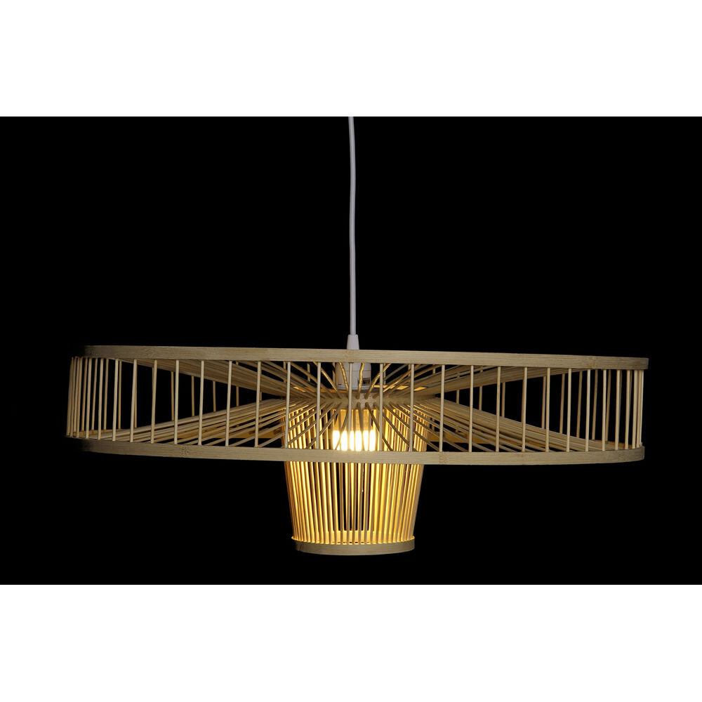 Griestu gaismas DKD Home Decor Bambuss (70 x 70 x 22 cm) cena un informācija | Piekaramās lampas | 220.lv