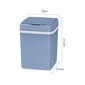Viedā atkritumu urna ar sensoru, zila cena un informācija | Miskastes | 220.lv