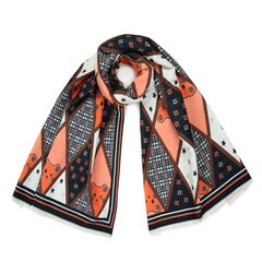 Art of Polo Šalle sievietēm melna, oranža sz22295-2 цена и информация | Женские шарфы, платки | 220.lv