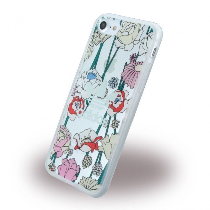 Adidas Clear Case Silikona Apvalks Priekš Apple iPhone 6 / 6S / 7 / 8 Puķes (EU Blister) цена и информация | Telefonu vāciņi, maciņi | 220.lv