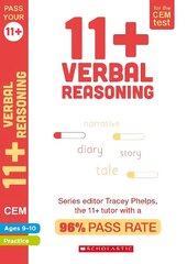 11plus Verbal Reasoning Practice and Assessment for the CEM Test Ages 09-10 cena un informācija | Grāmatas pusaudžiem un jauniešiem | 220.lv