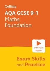 AQA GCSE 9-1 Maths Foundation Exam Skills and Practice: Ideal for the 2024 and 2025 Exams цена и информация | Книги для подростков и молодежи | 220.lv