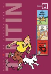 Adventures of Tintin 3 Complete Adventures in 1 Volume: Tintin in America, WITH Cigars of the Pharaoh AND The Blue Lotus цена и информация | Книги для подростков  | 220.lv