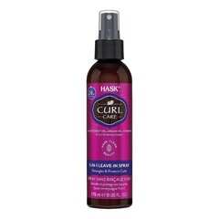 Спрей-кондиционер HASK Curl Care 5 in 1 Завитые волосы (175 ml) цена и информация | Средства для укрепления волос | 220.lv