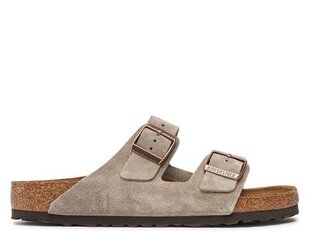 Arizona vl birkenstock vīriešiem beige 0051461 0051461 cena un informācija | Vīriešu iešļūcenes, čības, sandales | 220.lv