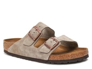 Arizona vl birkenstock vīriešiem beige 0051461 0051461 cena un informācija | Vīriešu iešļūcenes, čības, sandales | 220.lv