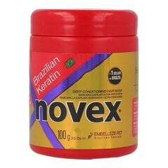 Капиллярная маска Novex Brazilian Кератиновая цена и информация | Средства для укрепления волос | 220.lv