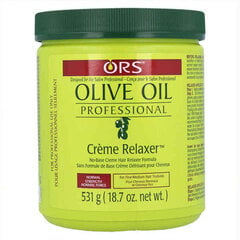 Mitrinošs matu krēms Ors Olive Oil Creme Relaxer Normal, 532 g cena un informācija | Kosmētika matu stiprināšanai | 220.lv