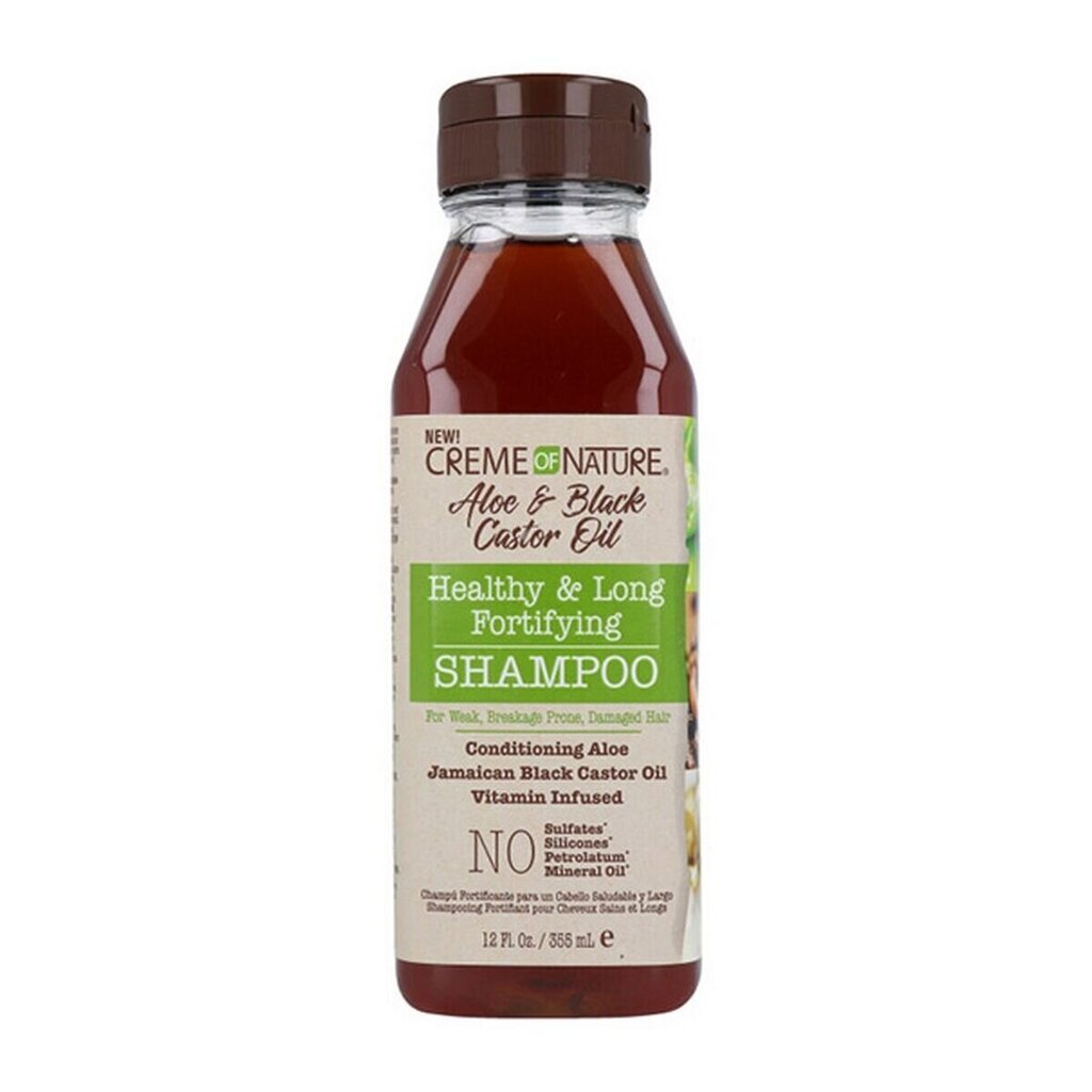 Šampūns Creme Of Nature Aloe & Black Castor, 355 ml cena un informācija | Šampūni | 220.lv