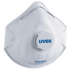 UVEX Respirātors Silv-Air Classic 2110, FFP1, Ar Vārstu, Balts, 3 gab iepakojumā cena un informācija | Galvas aizsargi | 220.lv