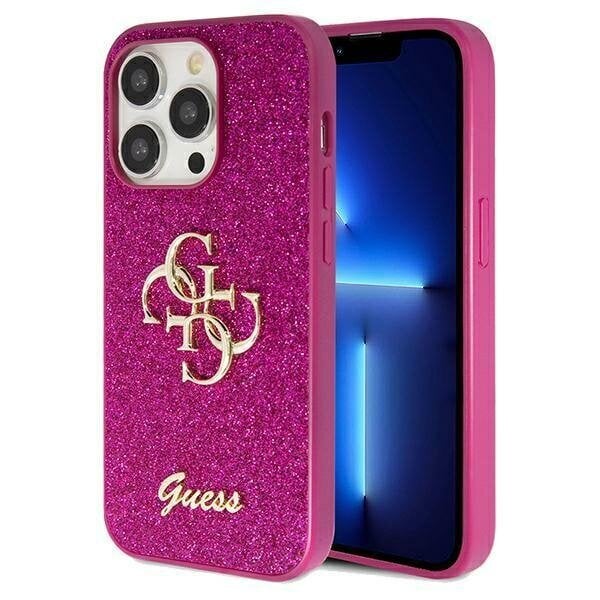 Guess Glitter Script Big 4G цена и информация | Telefonu vāciņi, maciņi | 220.lv