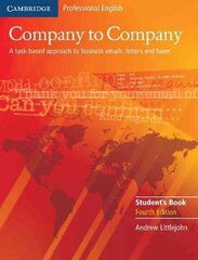 Company to Company Student's Book 4th Revised edition cena un informācija | Svešvalodu mācību materiāli | 220.lv