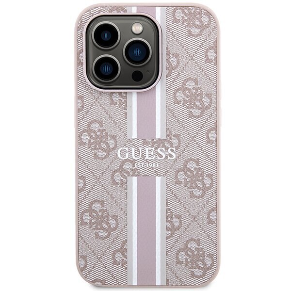 Guess 4G Printed Stripes MagSafe цена и информация | Telefonu vāciņi, maciņi | 220.lv