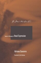 For More than One Voice: Toward a Philosophy of Vocal Expression cena un informācija | Enciklopēdijas, uzziņu literatūra | 220.lv