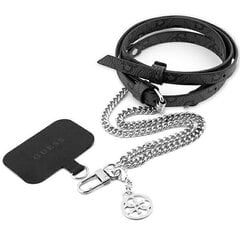 Guess GUOUC4MG4EK Universal CBDY strap czarny|black 4G Chain цена и информация | Чехлы для телефонов | 220.lv