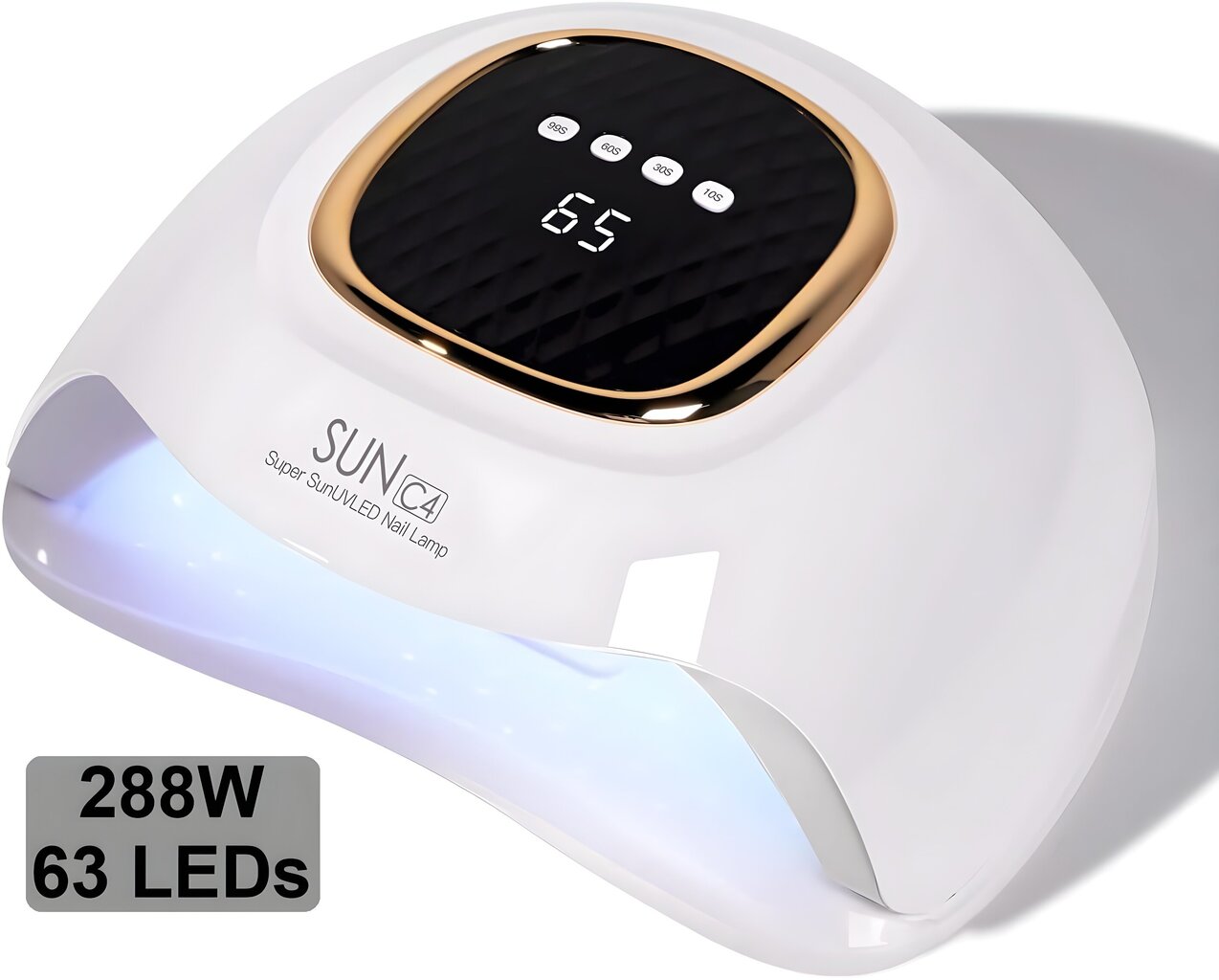 2in1 UV/LED lampa LIVMAN SUN C4, 288W цена и информация | Pedikīra, manikīra piederumi | 220.lv
