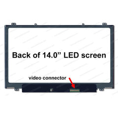 14,0" WXGA, 1600x900, 40 контактов, LED, матовый, экран для ноутбука цена и информация | Аксессуары для компонентов | 220.lv