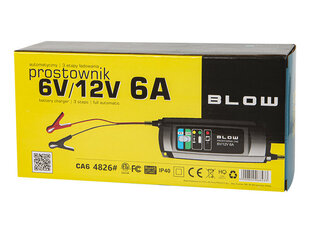 Akumulatora lādētājs Blow 6V / 12V - 6A cena un informācija | Blow Auto preces | 220.lv