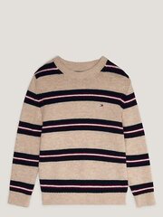 TOMMY HILFIGER Striped Sweater Kb0Kb08502G4Z Merino Melange/global Stripes 540125328 цена и информация | Свитеры, жилетки, пиджаки для мальчиков | 220.lv
