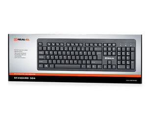 REAL-EL Standard 504 Kit EN клавиатура с мышами цена и информация | Клавиатуры | 220.lv