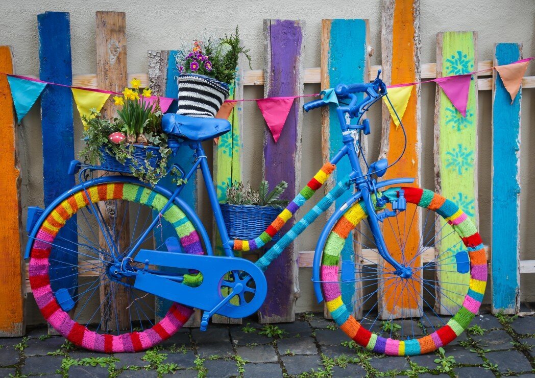 Puzle Krāsains velosipēds, 1000 d. cena un informācija | Puzles, 3D puzles | 220.lv