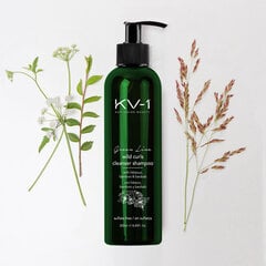 Очищающий шампунь для непослушных кудрявых волос KV-1 Anti-Aging Beauty Green Line Wild Curls Cleanser Shampoo, 250 мл цена и информация | Шампуни | 220.lv