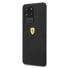 Ferrari Hardcase FESSIHCS69BK S20 Ultra G988 czarny|black Silicone цена и информация | Чехлы для телефонов | 220.lv