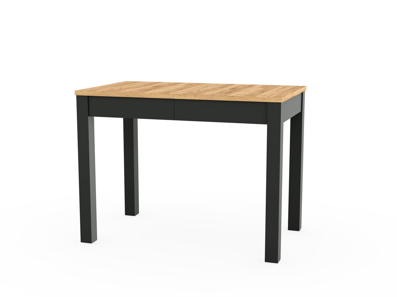 Pusdienu galds Orion 03, brūns/melns cena un informācija | Virtuves galdi, ēdamgaldi | 220.lv