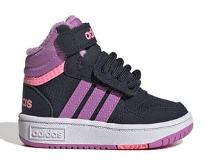 Hoops mid 3.0 ac i adidas core for children's black gw4485 GW4485 цена и информация | Детская спортивная обувь | 220.lv