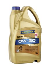 Motoreļļa Ravenol ECS 0W20, 5L cena un informācija | Motoreļļas | 220.lv