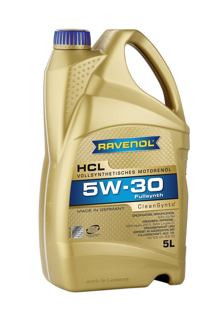 Motoreļļa Ravenol HCL 5W30, 5L цена и информация | Motoreļļas | 220.lv