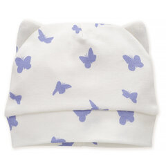 Cepure mazuļiem Pinokio 1074, balta цена и информация | Шапки, перчатки, шарфики для новорожденных | 220.lv