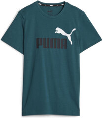 Puma Футболки Ess+ 2 Col Logo Tee Green 586985 75 586985 75/176 цена и информация | Рубашки для мальчиков | 220.lv