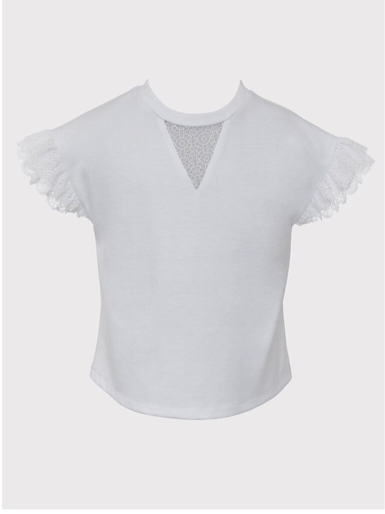 T-krekls meitenēm Sly 520910385, balts cena un informācija | Krekli, bodiji, blūzes meitenēm | 220.lv