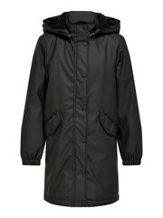 Детская куртка- дождевик Only, черный цена и информация | Куртки, пальто для девочек | 220.lv