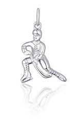 Дизайнерский серебряный кулон Хоккеист SVLP0382XH20000 цена и информация | Аксессуары для детей  | 220.lv